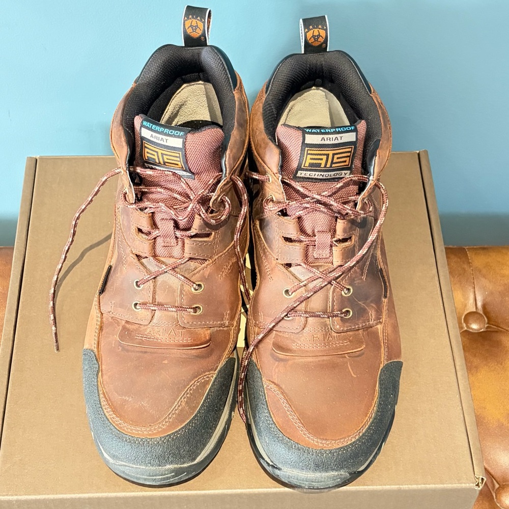 Ariat Men's Tan Lace-Up Boots